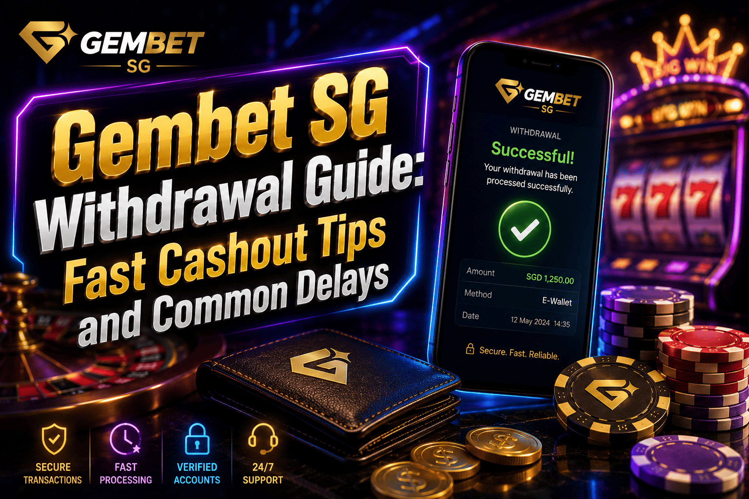 Gembet SG Withdrawal Guide Fast Cashout Tips and Common Delays