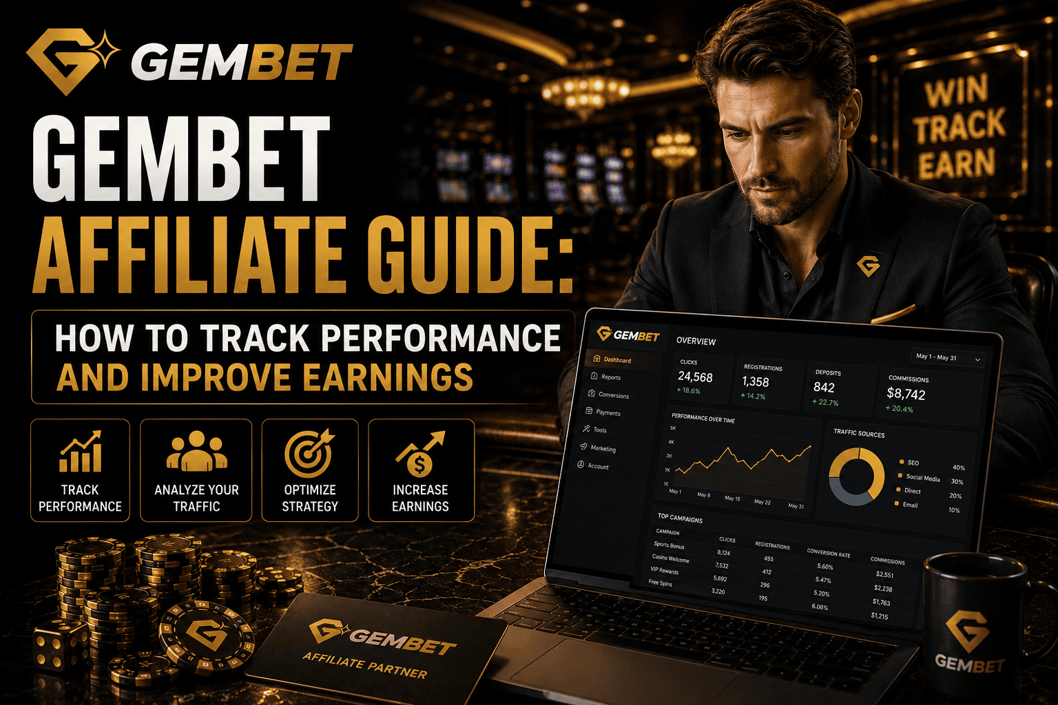 Gembet affiliate performance tracking and earnings guide