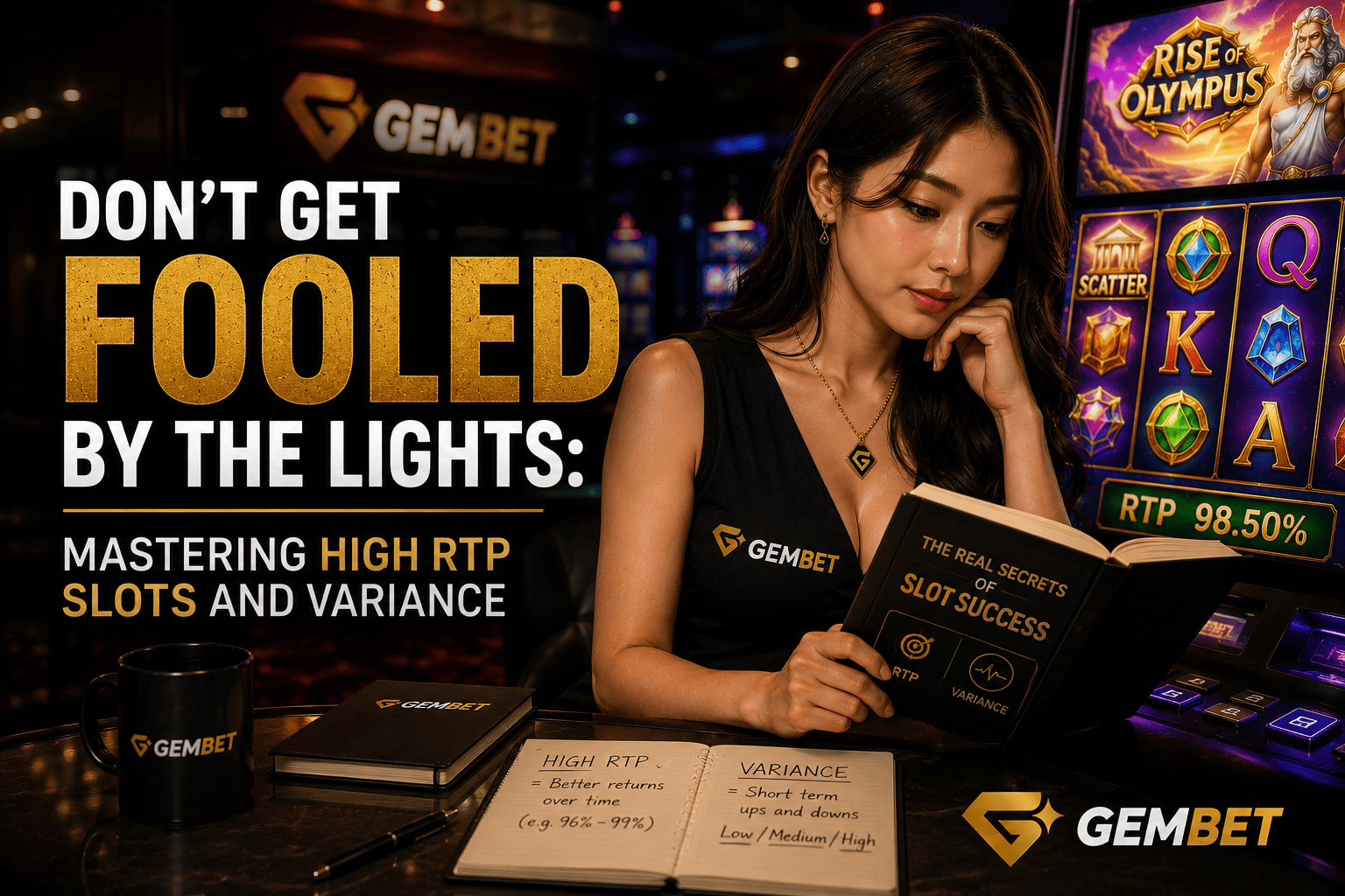 High RTP slots guide explaining variance and payout volatility
