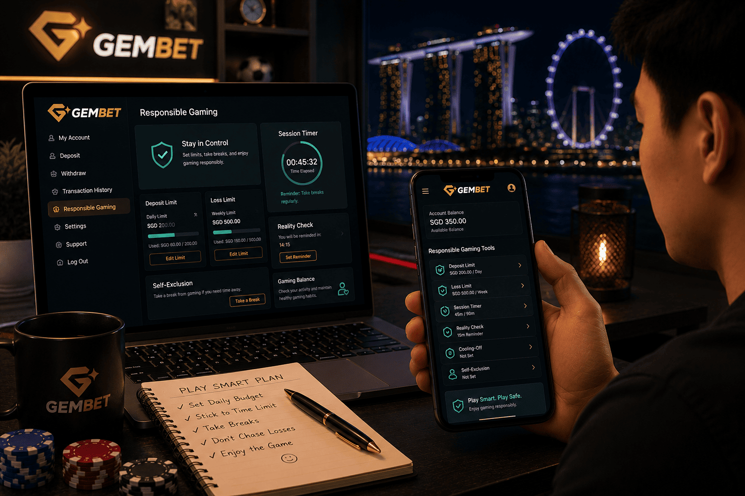 Responsible gaming in Singapore with safe online play limits and bankroll control