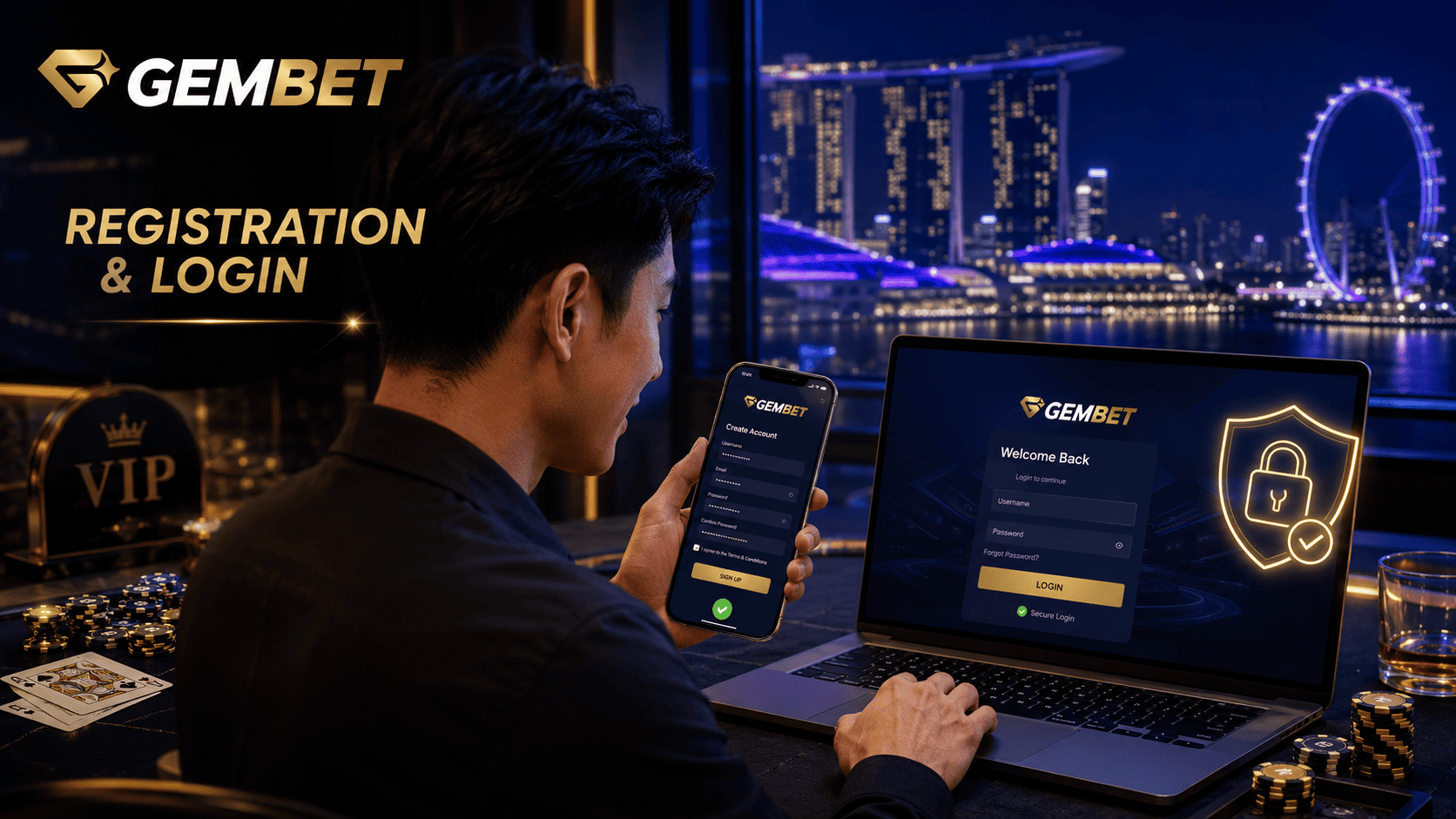 Gembet 88 registration and login guide for Singapore users