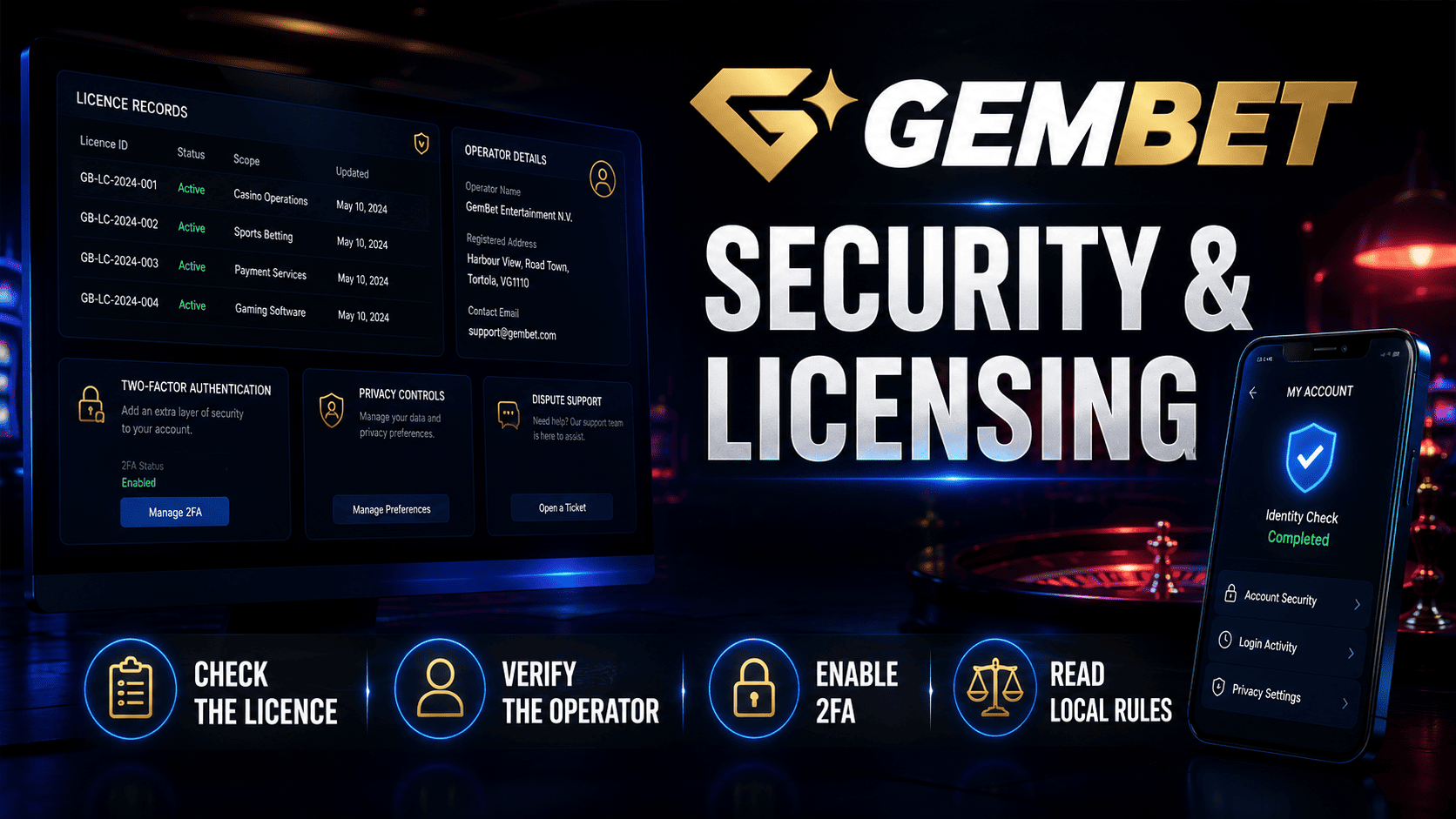 Casino review security and licensing guide