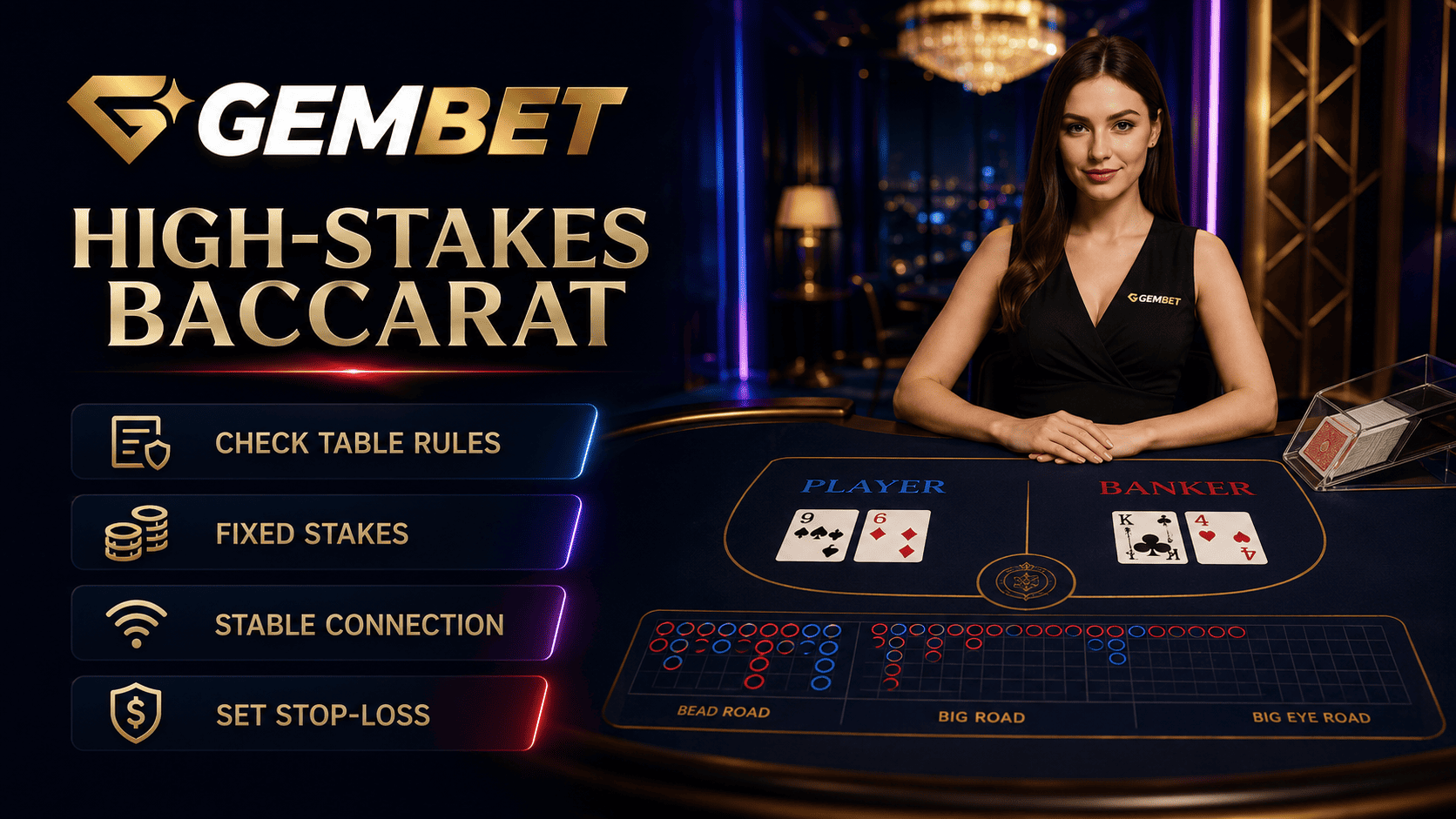 High-stakes live baccarat strategy guide