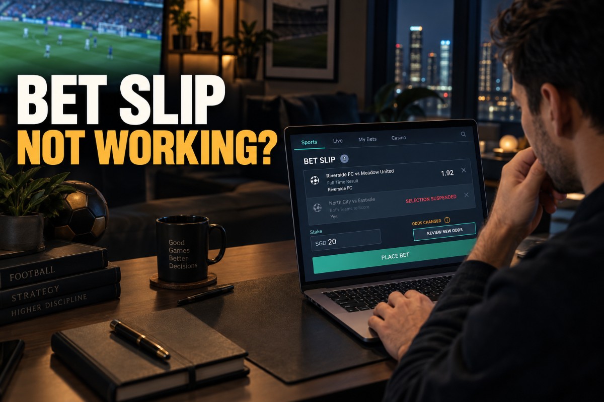 Bet Slip Not Working sportsbook troubleshooting for suspended selections and changed odds
