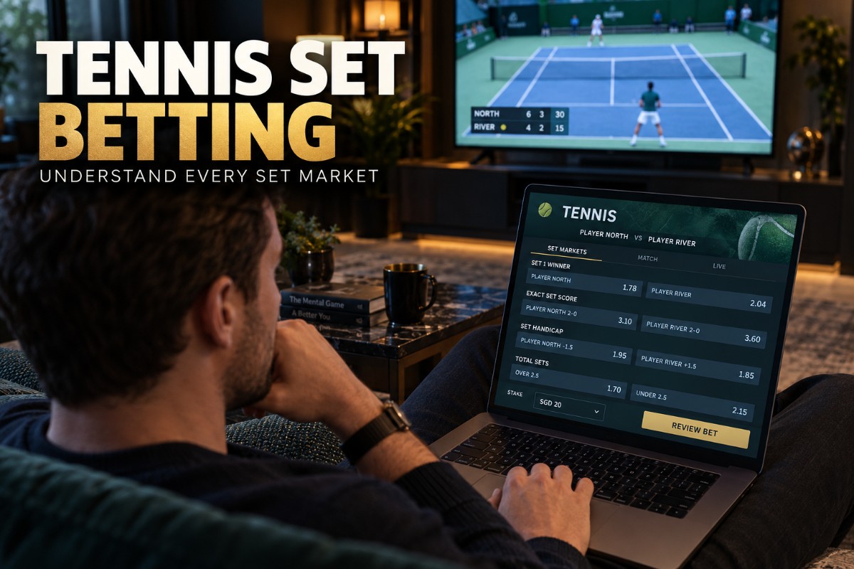 Tennis Set Betting guide showing first-set and set-based tennis markets