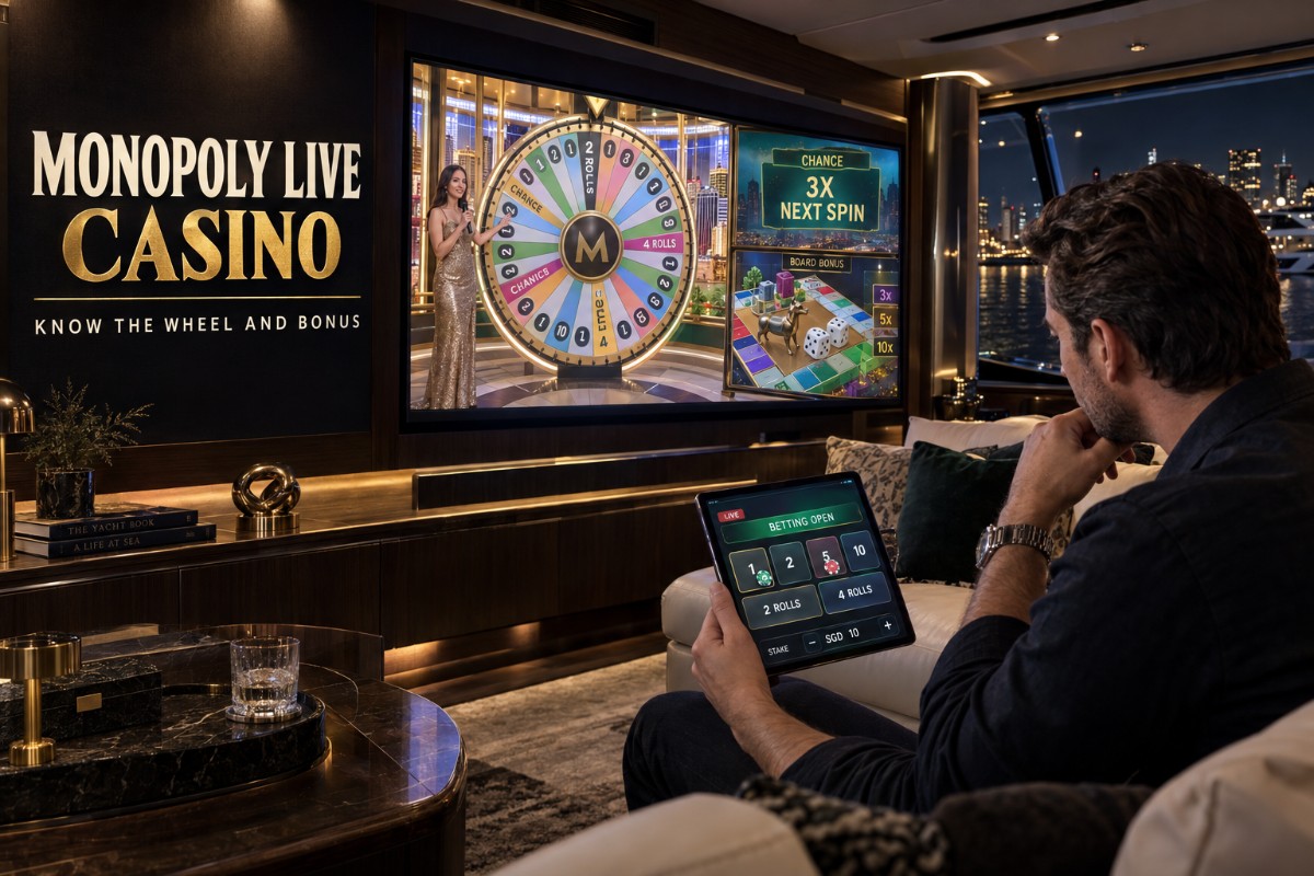 Monopoly Live Casino guide showing the 54-segment money wheel and bonus game